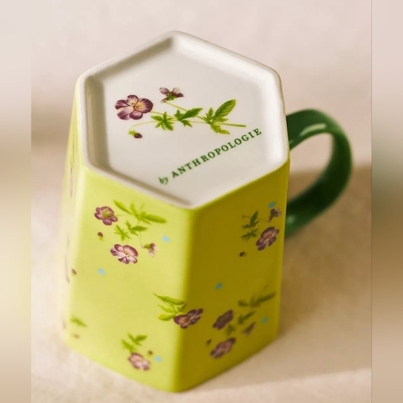 NEW Anthropologie Pia I Love You Floral Mug - Picture 2 of 2